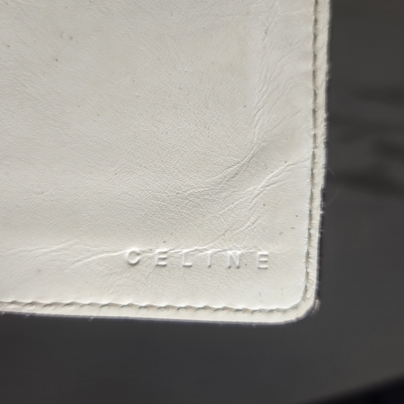 Celine Vintage Macadam Triomphe Canvas Leather  Long Continental Wallet - Picture 4 of 11